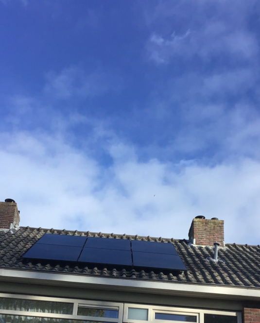 zonnepanelen Leiden 6 panelen