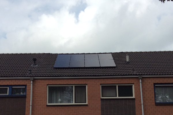 zonnepanelen Wierden 8 panelen